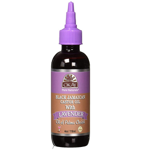 OKAY BLACK JAMAICAN CASTOR OIL with LAVENDER