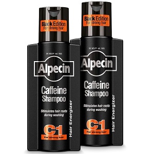 Alpecin Caffeine Shampoo C1 Black Edition, Mens